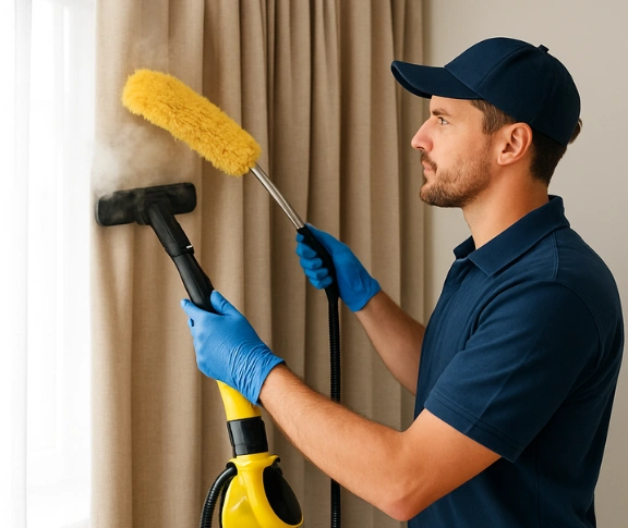 Trusted curtain steam cleaning technician Matty Curtain Cleaning bonnet-bay-nsw QLD